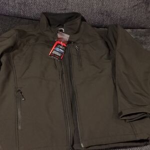 Men's Black Performance Softshell Jacket